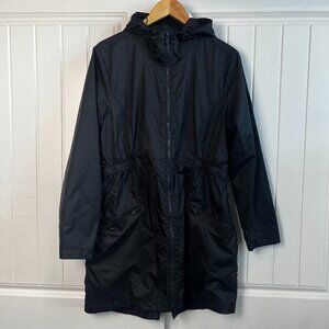 Kirkland Signature Jacket Women's M Lightweight Hooded Black Casual Outdoor